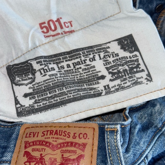 Levi’s 501 CT Medium Wash Jeans Women’s Tag Size 32 x 32 - Picture 14 of 14